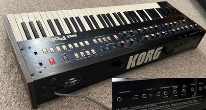 Korg-Polysix (needing servicing)